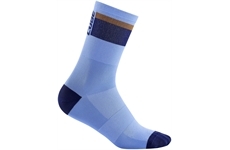 CUBE Socke High Cut Blackline (blue´n´brown)