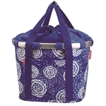 KLICKFix BIKEBASKET BATIKSTRONG BLUE