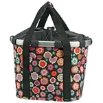 KLICKFix BIKEBASKET HAPPYFLOWERS