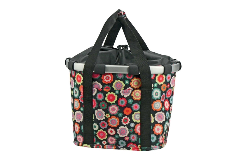 KLICKFix BIKEBASKET HAPPYFLOWERS