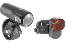 AXA Compactline 35 USB Beleuchtungsset (schwarz)