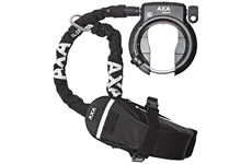 AXA Set Defender Rahmenschloss + RLC 100 Kette + Tasch (black)