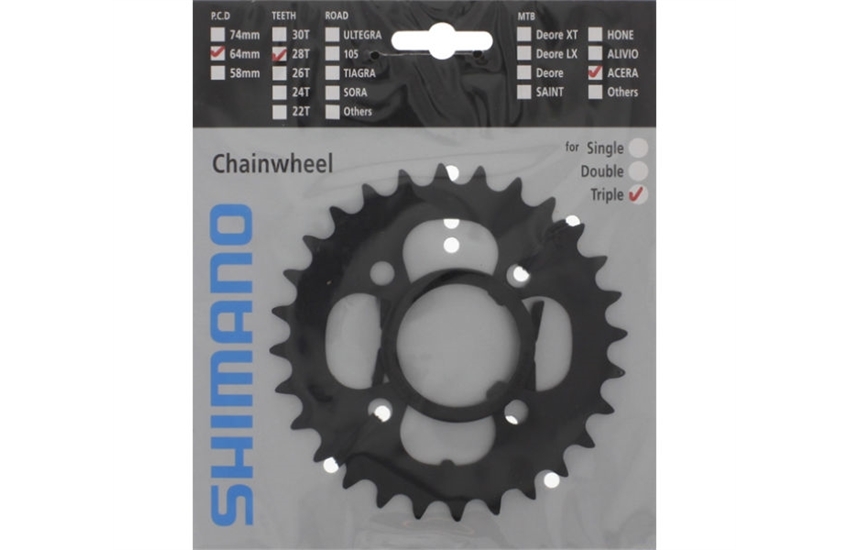 Shimano Kettenblatt ACERA FC-M361 28 Z?ne