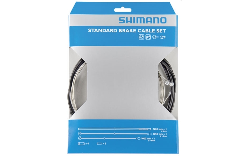 Shimano Bremszug-Set Road/MTB Stahl