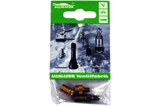 ALLIGATOR Adapter Ventil Set SB-Verpackung | schwarz / silb