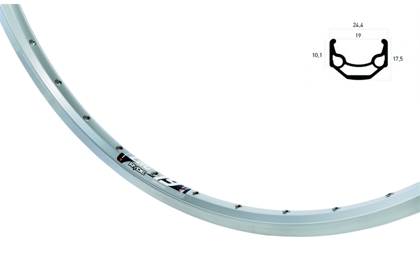 Ryde Vorderrad 28" ZAC 19 mit ND für LED 622 x 19