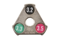 Matrix Speichenspanner 3 Kerbungen Größe: 3,2/3,3/3,5 mm (silber)
