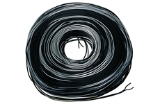 0 Lichtkabel Rolle schwarz schwarz (Schwarz / Weiss)