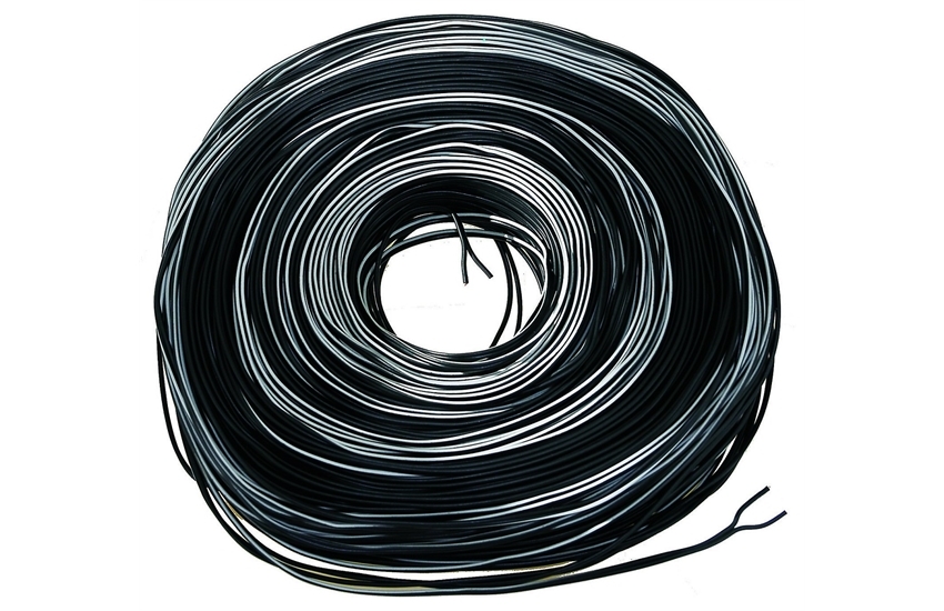 0 Lichtkabel Rolle schwarz schwarz