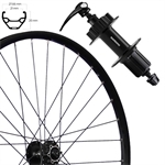 Roland Hinterrad 28", Disc 6-Loch SE TAURUS