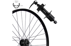 Roland Hinterrad 28", Disc 6-Loch SE TAURUS (schwarz)