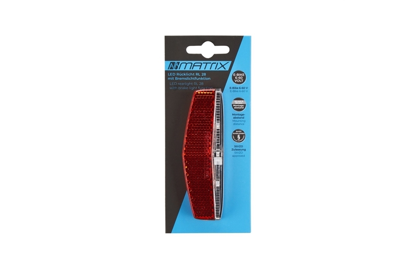 Matrix LED E-Bike Rücklicht RL28 Bremslicht
