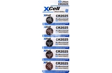 XCELL Knopfzelle CR2025 (-)