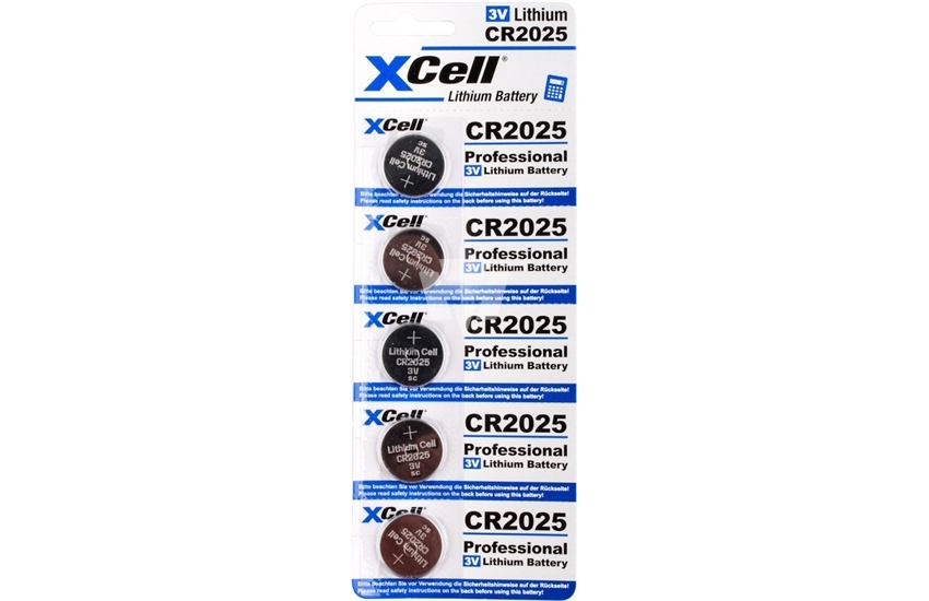 XCELL Knopfzelle CR2025