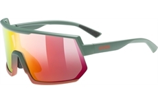 UVEX Sportstyle 235 Moss Gr. Gra. Matt / Mirror Red (moss gr. Gra. matt)