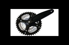 Stronglight Kettenradgarnitur "Argos" (schwarz)