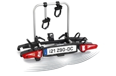 UEBLER Heckträger i21 Z DC 90° Abklappwinkel 2 Fahrräder (Black/Aluminium)