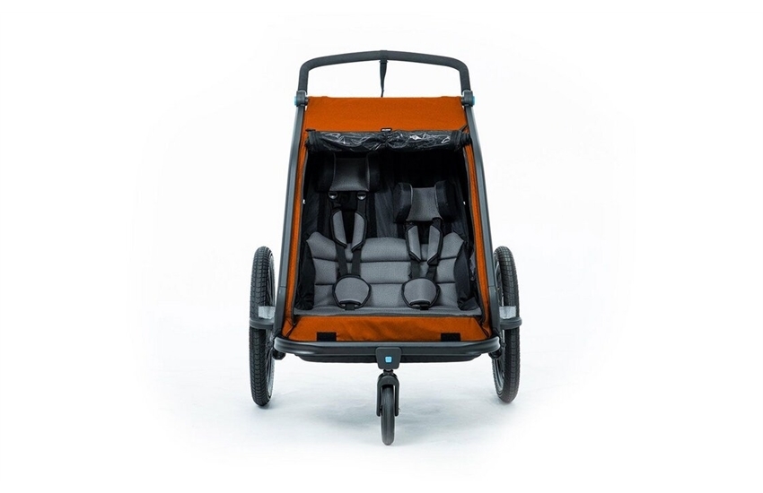 CUBE Kinder Fahrradanhänger Double CMPT X Actionteam