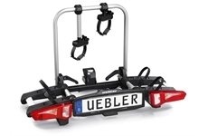 UEBLER Heckträger i21 Z 60° Abklappwinkel 2 Fahrräder (Black/Aluminium)