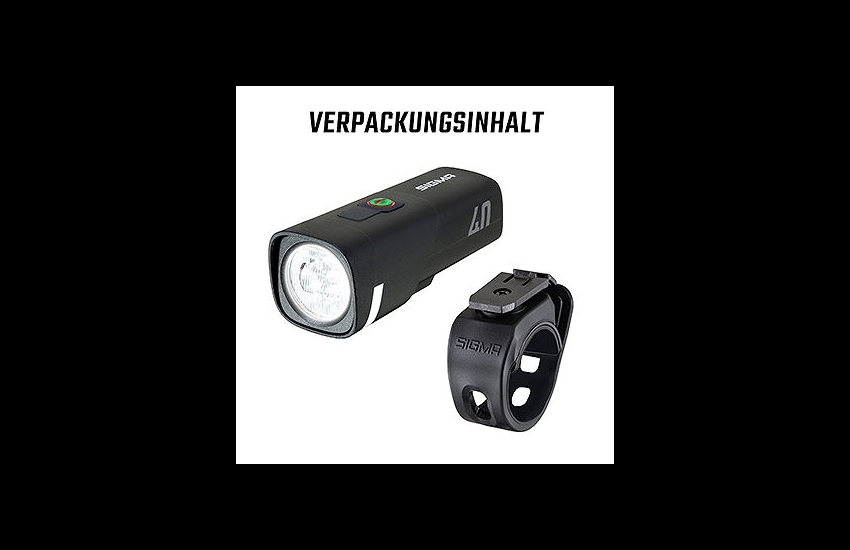 SIGMA LED Akkufrontleuchte Aura 40