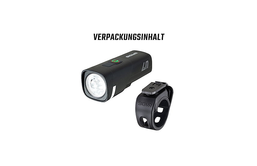 SIGMA LED Akkufrontleuchte Aura 40