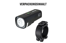 SIGMA LED Akkufrontleuchte AURA 50 (schwarz)