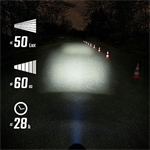 SIGMA LED Akkufrontleuchte AURA 50