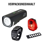 SIGMA LED Akkuleuchten Set AURA 40 / HIRO 10 SET