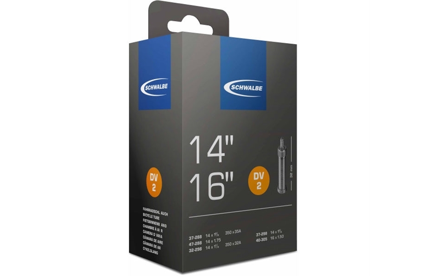 Schwalbe DV2 Schlauch 14/16 Zoll - 32 mm