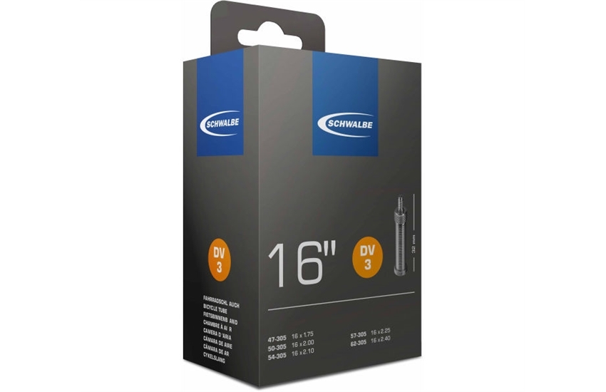 Schwalbe DV3 Schlauch 16 Zoll - 32 mm
