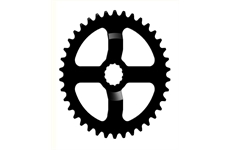 Esjot Kettenblatt für Bosch Gen 3 1/2" x 1/8", gekröpft (-)