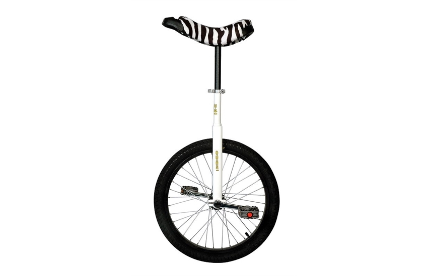 Qu-Ax Einrad Luxus 20", Zebra-Sattel