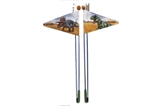 BIKE FASHION Sicherheitswimpel "T-Rex World"