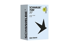 Schwalbe Fahrradschlauch AV Ventil Nr. 7  20" 40 mm (black)