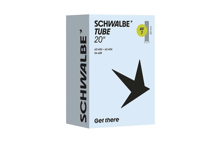 Schwalbe Fahrradschlauch AV Ventil Nr. 7 20" 40 mm