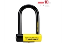 Kryptonite New York Fahgettaboudit Mini Bügelschloss (gelb/schwarz)
