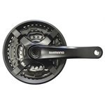 Shimano Kurbelgarnitur TY 501 6-/7-/8-fach mit KSR Shimano Kurbelgarnitur TY 501 6-/7-/8-fach mit KSR
