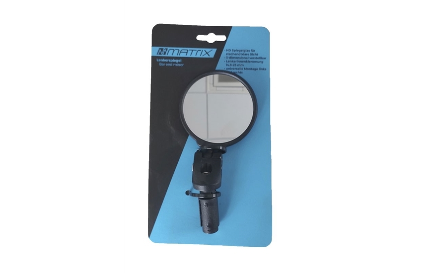 Matrix Lenkerspiegel LS 300 HD Glas Stangenlänge: kurz