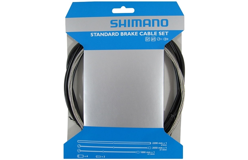 Shimano Bremszug-Set Road/MTB Stahl