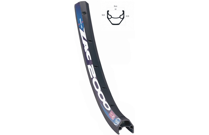 Ryde Felge ZAC 2000 Disc 19 x 622 | 28 Zoll | schwarz