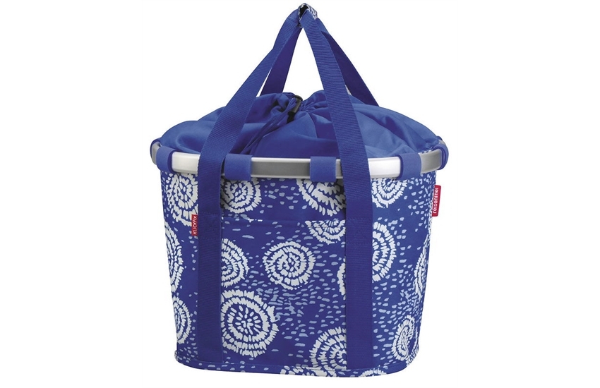 KLICKFix BIKEBASKET BATIKSTRONG BLUE
