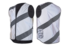 wowow Roadie FR Weste (White Reflective)