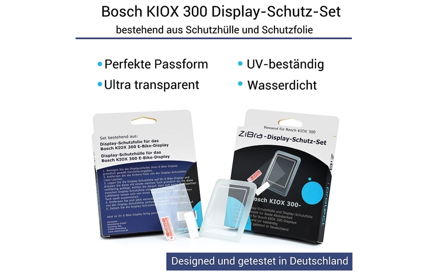 ZIBRA Display Cover - Set für Bosch Kiox 300