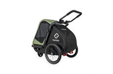 HAMAX Hundeanhänger Pluto Medium (green/black)