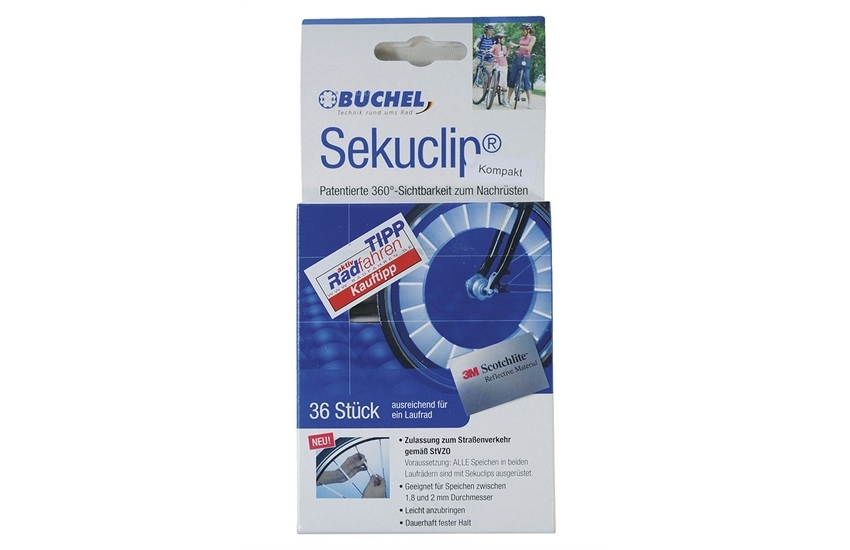 BÜCHEL Seku-Clip Speichenreflektoren