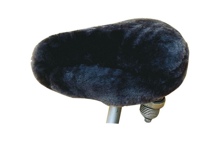 BICO Satteldecke Echt Lammfell extra breit | anthrazit