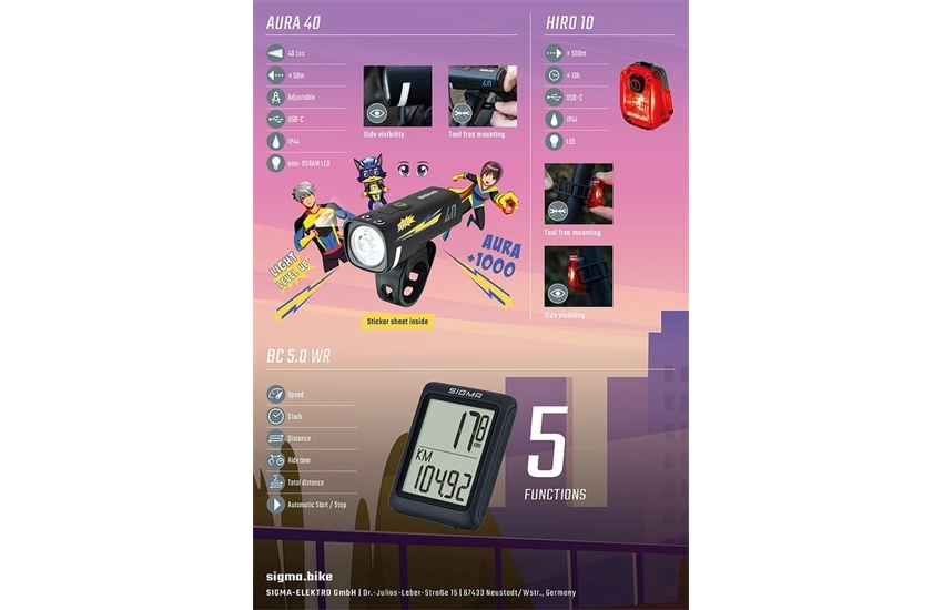 SIGMA Bundle RIDE SAFE TO SCHOOL