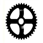 Esjot Kettenblatt für Bosch Gen 3 1/2" x 1/8", gekröpft