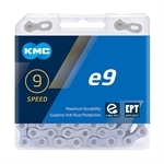 KMC Kette e9 EPT 9-Fach 136 Glieder Antirost KMC Kette e9 EPT 9-Fach 136 Glieder Antirost