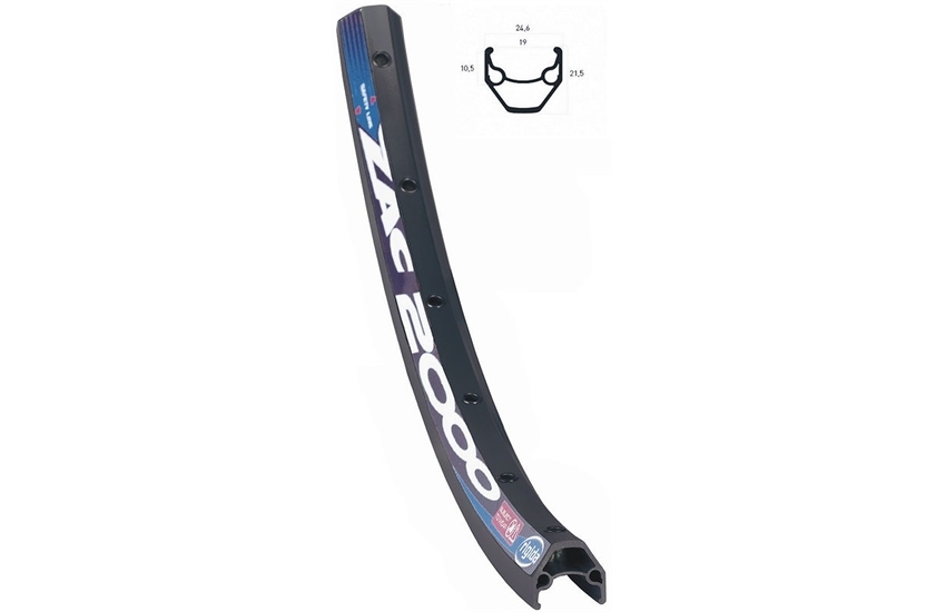 Ryde Vorderrad 28" ZAC 2000 Disc 622 x 19 Dynamo